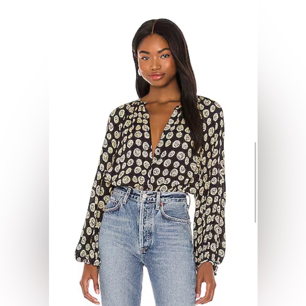 Amuse Society Charmer Woven Blouse